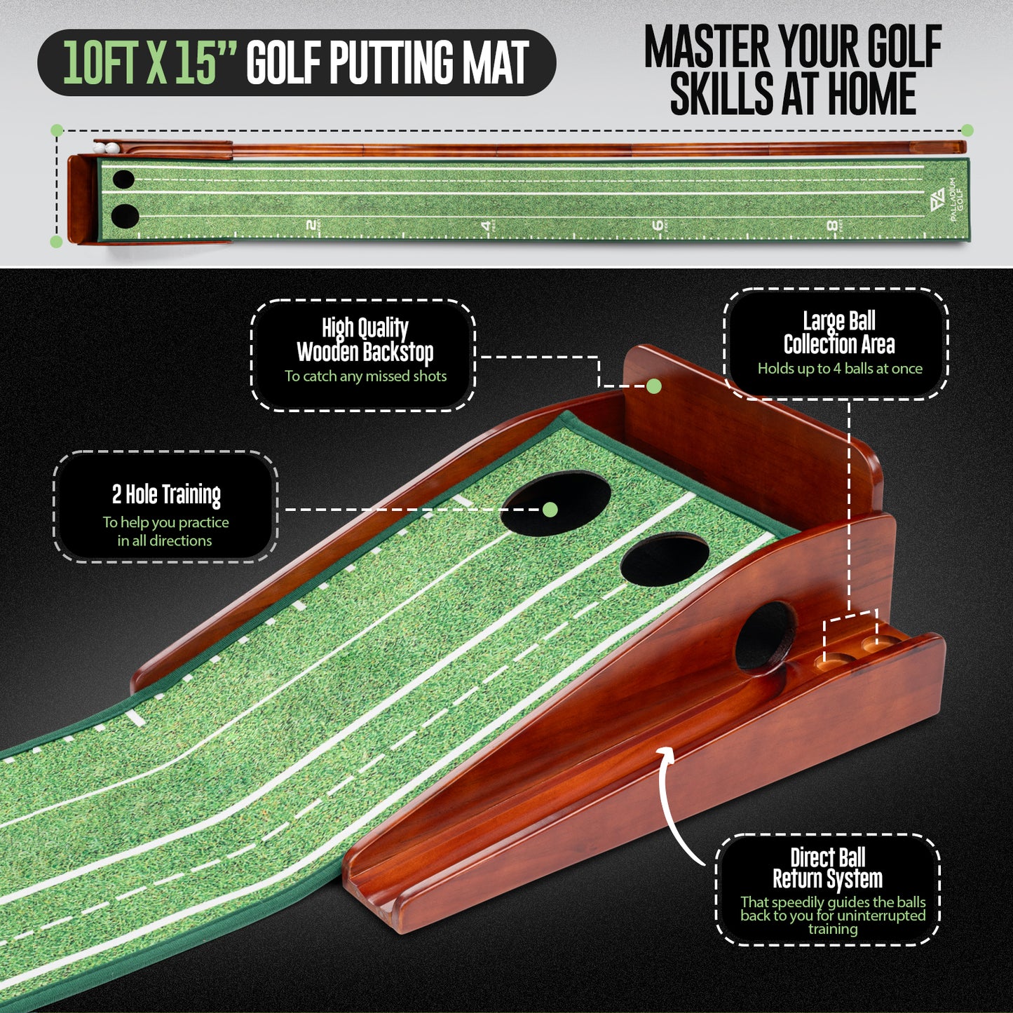 INDOOR PRACTICE PUTTING MAT